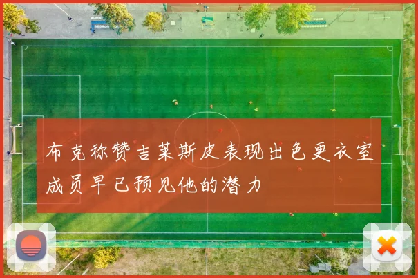 布克称赞吉莱斯皮表现出色更衣室成员早已预见他的潜力